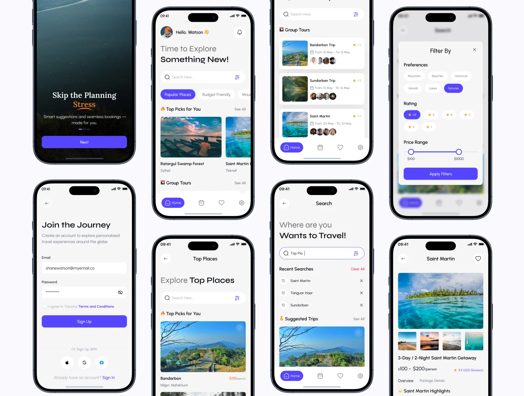 Travel Booking App